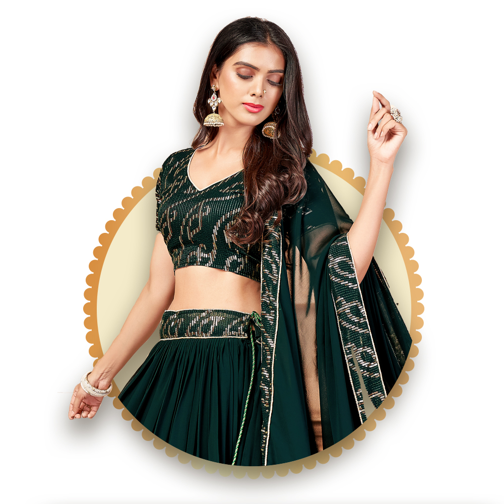 Ethnic Wear Lehenga For Women - Buy Ethnic Wear Lehenga For Women online in  India